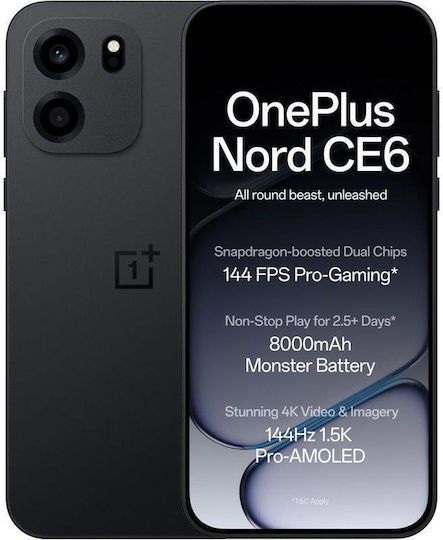 OnePlus Nord CE6 5G Dual SIM (8/256GB) Pitch Black