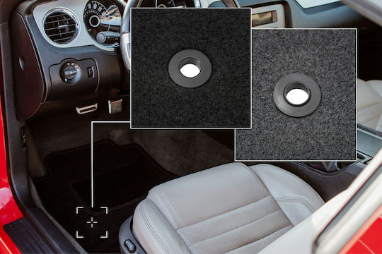 Black Driver Mat Toyota Rav4 Ii 2wd 5-door 2001-2005