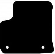 Nylon Fahrerfußmatte Opel e-Corsa F Hatchback 2019 Gummierte Fahrerfußmatte