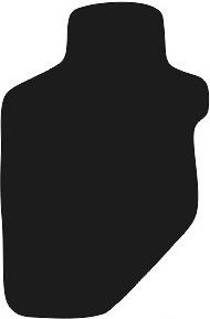 Nylon Driver Mat Opel Frontera B 3-door 1998-2006 Rubberized Driver Mat