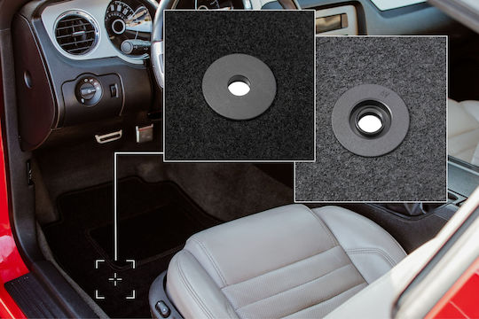 Black Driver Mat Skoda Scala Hatchback 2019