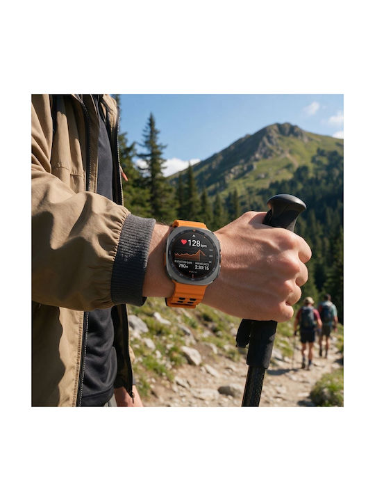 Tech-Protect Iconband Pro Silicone Strap Orange / Black (Galaxy Watch Ultra / Ultra 2)