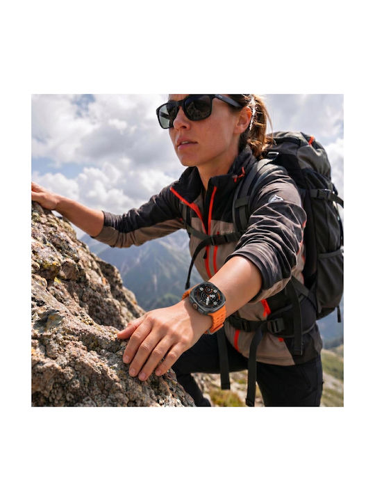 Tech-Protect Tragbare Bänder Silikon Orange Für Galaxy Watch Ultra