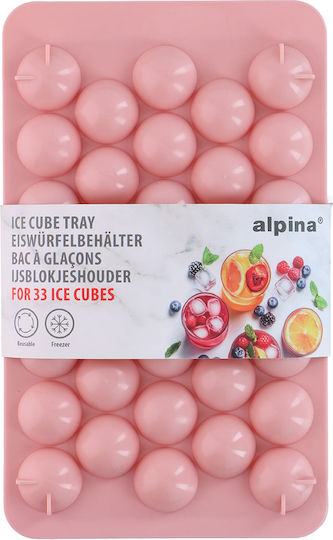 Alpina Appliances Παγοθήκη Στρογγυλά από Σιλικόνη 33 Θέσεων