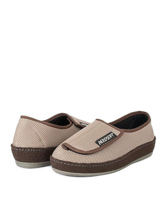 Men's Beige Slippers
