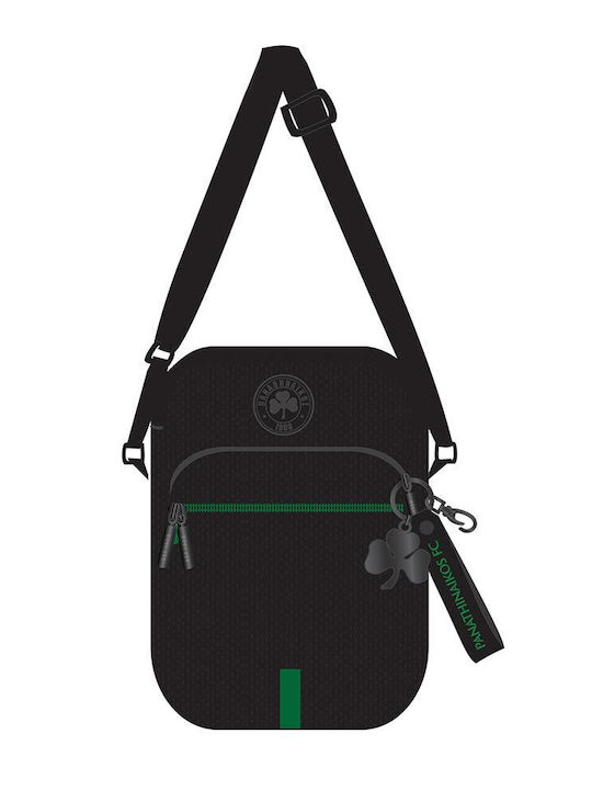 PAO Herren Tasche Schulter / Crossbody Schwarz