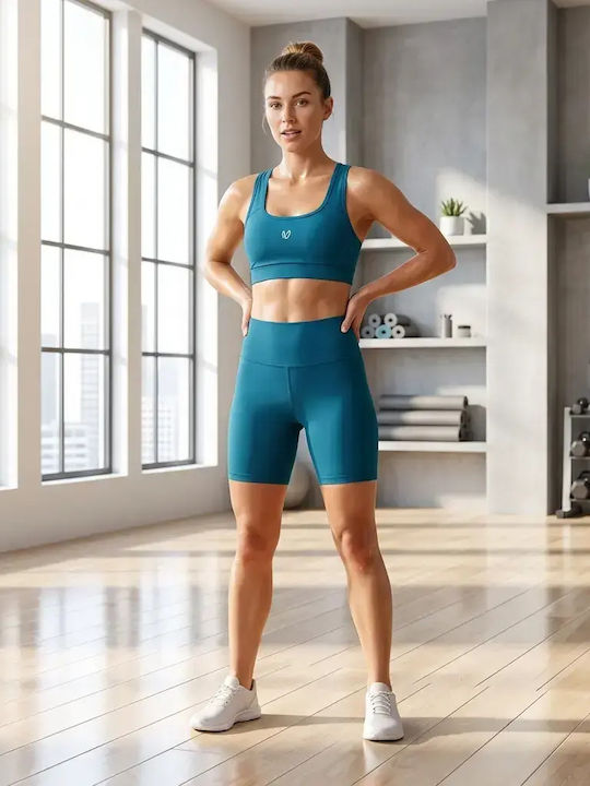 Training Women's Bike Leggings High Waist Oceanside VWA26-WBIK01-Oceanside