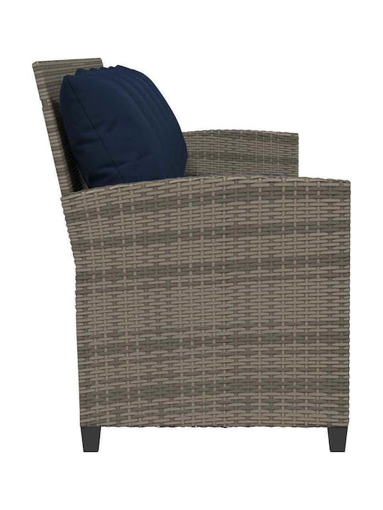 Viersitziges Outdoor-Sofa Rattan mit Kissen