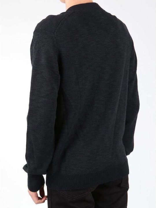 Herren Fleecejacken & Strickjacken Mit Buttons Schwarze