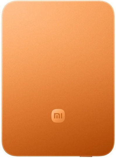 Xiaomi UltraThin MagSafe Baterie externă 5000mAh 15W cu Port USB-C Portocaliu