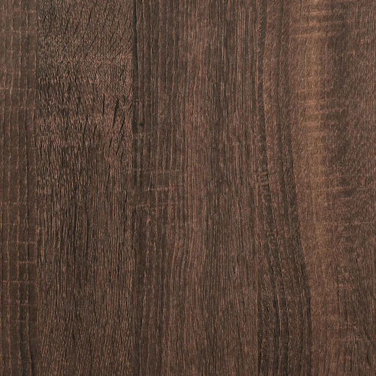 Wooden Bedside Table Brown 40x30x50cm