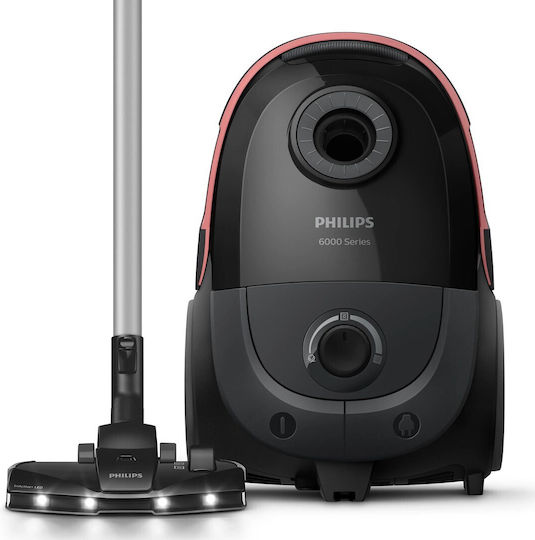 Nilfisk 107421177 Ηλεκτρική Σκούπα 900W με Κάδο 2lt Μαύρη