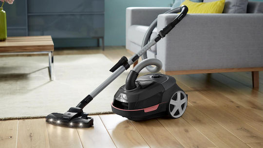 Nilfisk 107421177 Ηλεκτρική Σκούπα 900W με Κάδο 2lt Μαύρη