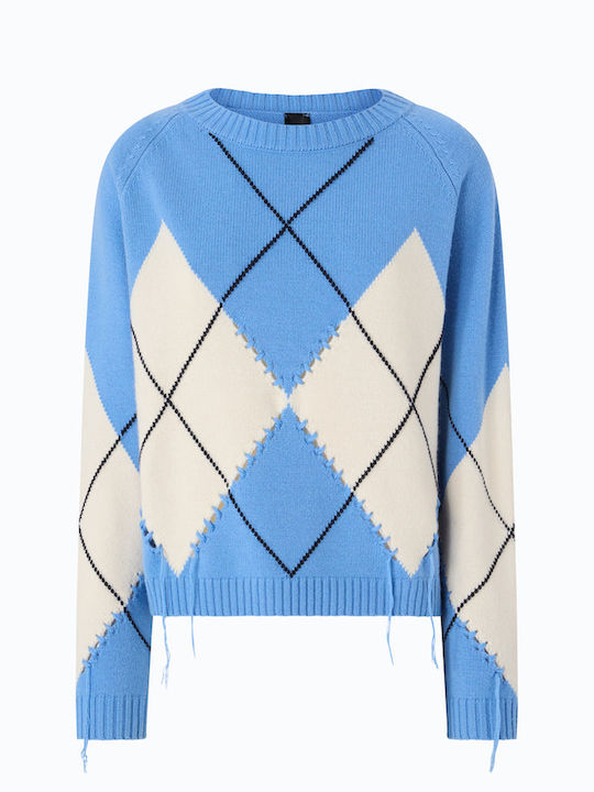 Women's Woolen Light Blue Sweater