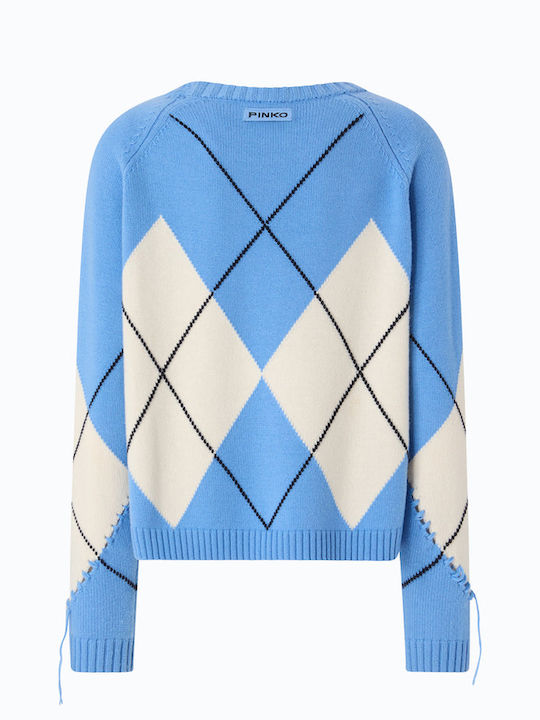 Women's Woolen Light Blue Sweater