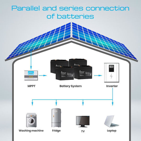 Extralink Μπαταρία UPS με Χωρητικότητα 45Ah και Τάση 12V