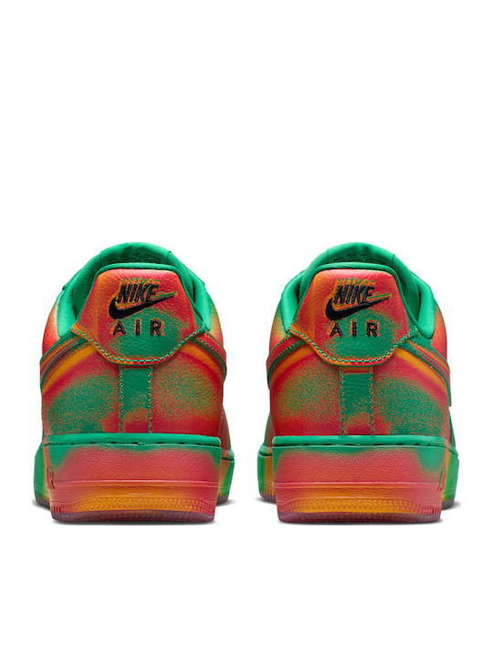 Air Force 1 Low Мъжки Сникърси Stadium Green And Laser Orange