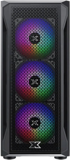 Vengeance Pilgrim-V56 Настолен компютър (Ryzen 5-5500/16GB DDR5/512GB SSD/Radeon RX 560/Без операционна система) с Клавиатура (Международен английски) и Монитор Samsung 24″ LS24F330EAUXEN