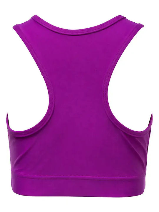 Kinderoberteile Crop Top Ärmellos Lila