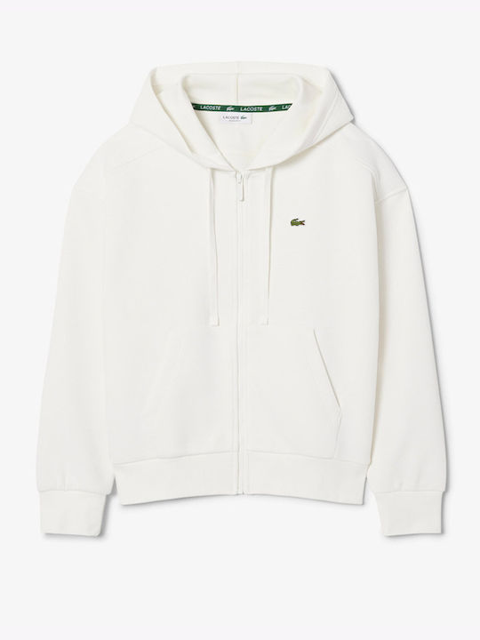 Damen Sweatshirt mit Kapuze Ecru