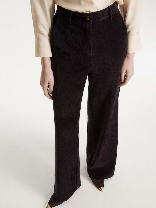 Women's Corduroy Brown Trousers