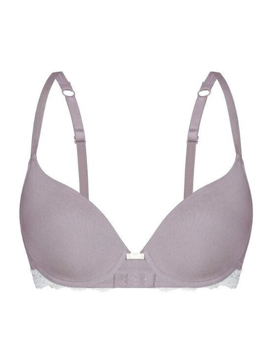 Grey Bra with Underwire