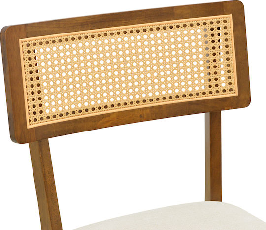Raffles Столове за Трапезария Дървени Орех 2 Бр 47x48x83.5см
