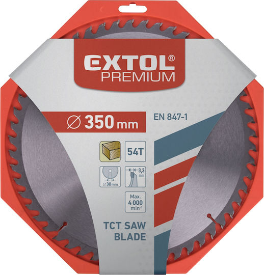 Extol Disc De Tăiere Lemn Cu 54 Lame 350mm