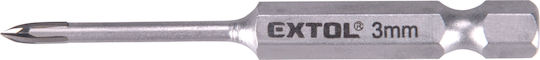 Extol Drill Τρυπάνι Καρβιδίου 3mm / 33mm