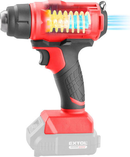 Extol Pistol Termic 20V cu Setare de Temperatură până la 550°C