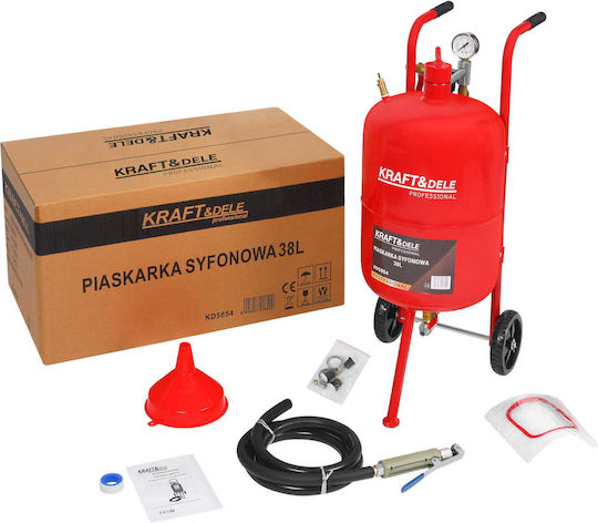 Пистолет за пясъкоструене 38l + Аксесоари Kd5854