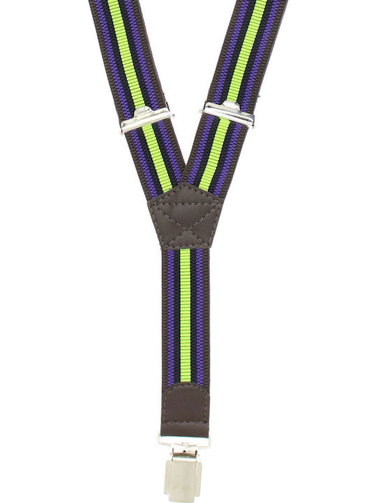 Children’s Suspenders Buticcochet Metal Fasteners 25 Mm Striped Multicolored Br145