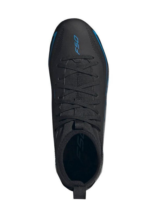 F50 Hyperfast League FG Детски футболни обувки с бутони Черни