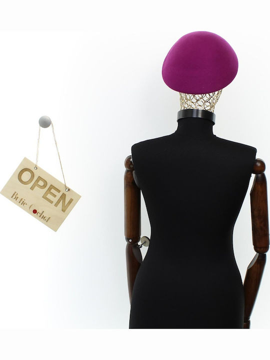 ButicCochet Pălărie Din Lână Fuchsia Pentru Femei