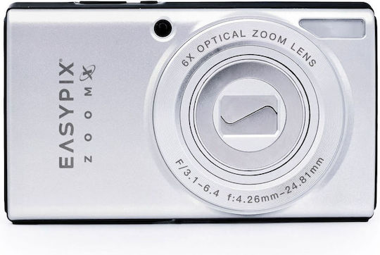 EasyPix ZoomX VX1372 Compact Camera 13MP Optical Zoom 6x White
