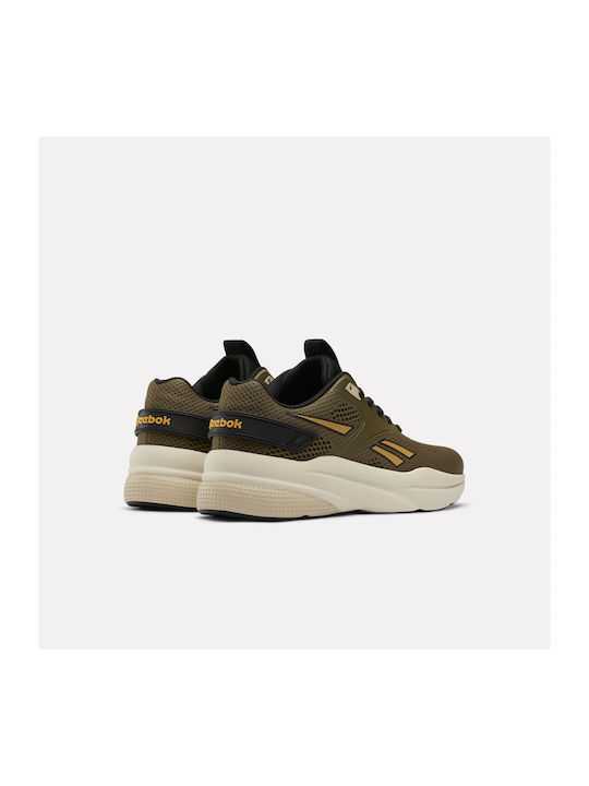 Relora Männer Sportschuhe Laufen Olive / Gold