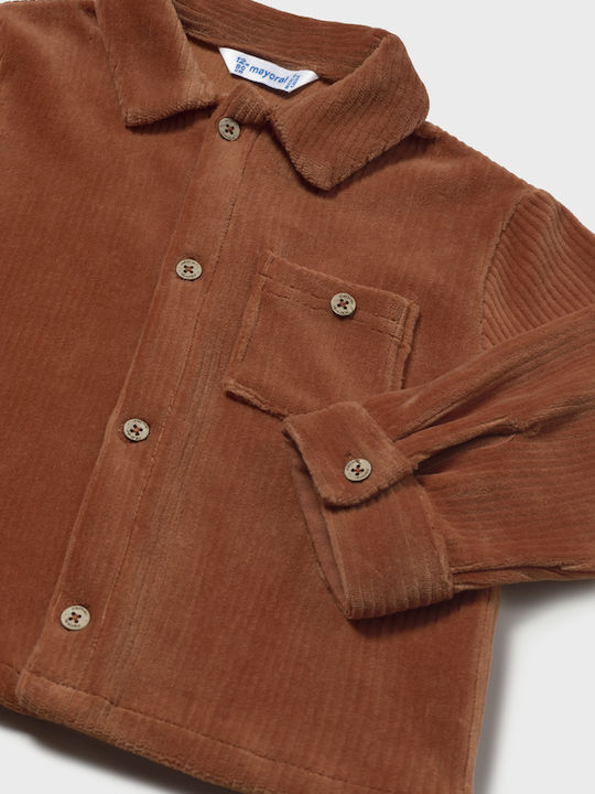 Kids Long-sleeved Shirt Tile Red