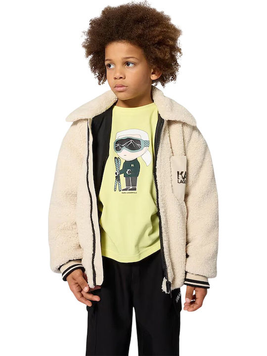 Kids Long-sleeved Top Beige