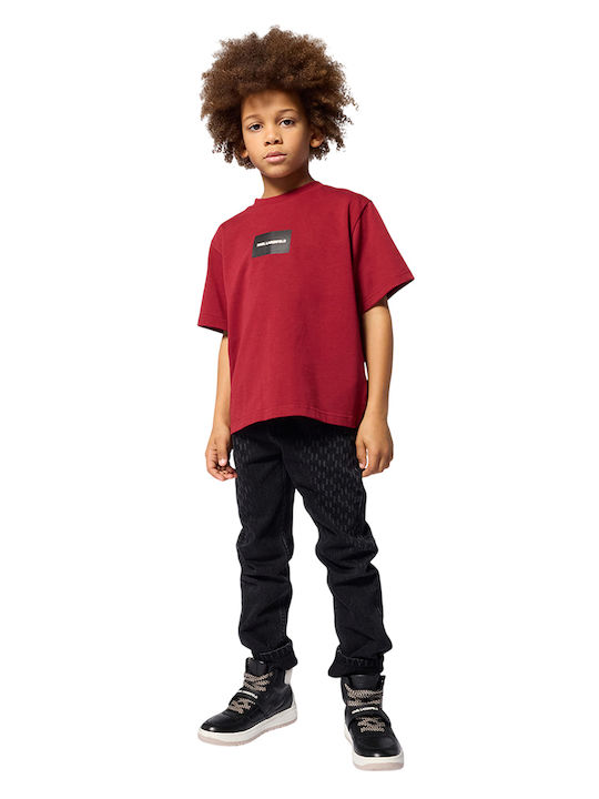 Kids Short-sleeved Red T-shirt