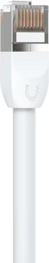 Ubiquiti U/FTP (STP) Cat.5e (Gigabit) Καλώδιο Δικτύου Ethernet εξωτερικού χώρου 5m Λευκό