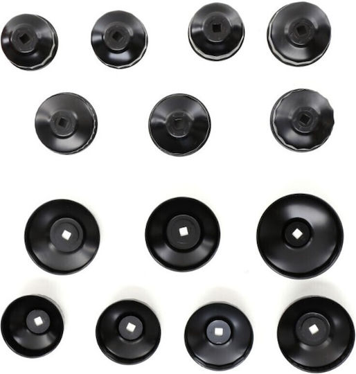 Kit pentru schimbul uleiului auto Kraft&dele Set de chei pentru filtre de ulei din 15 piese + Set de chei pentru dopuri de golire a uleiului din 6 piese
