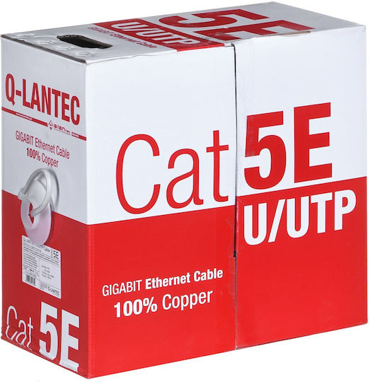 A-LAN U/UTP Cat.5e Netzwerkkabel Ethernet Ohne Netzwerkkabel 305m Graues