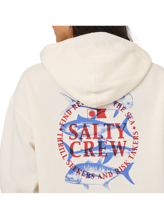 Women's Sweatshirt Hooded Off White