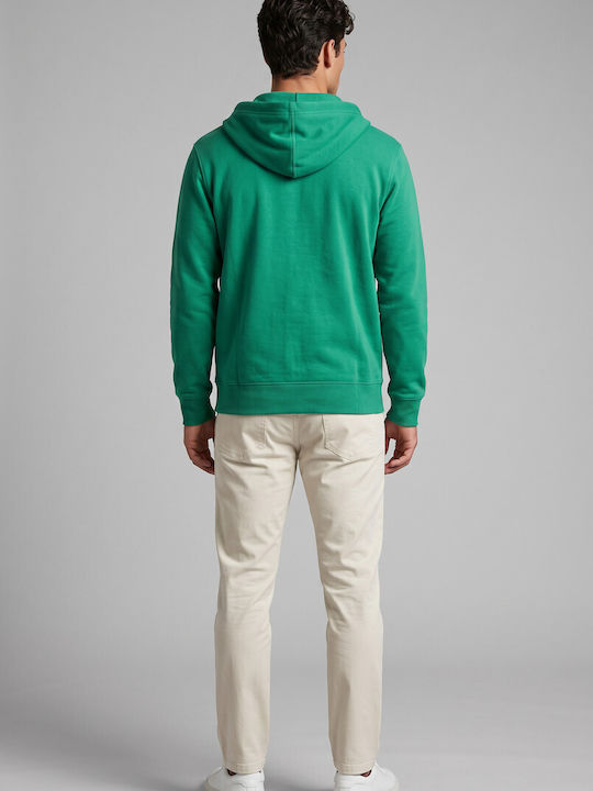 Hooded Cardigan Green