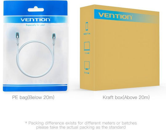Vention U/UTP Cat.5e (Gigabit) Cablu De Rețea Ethernet 0,75m Albastru