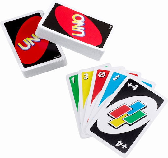 Joc de Societate Uno pentru 2-10 Jucători 7+ Ani W2085 (EN) Mattel
