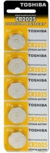 Toshiba CP-5 Батерии Литий За часовници CR2025 3V 5бр