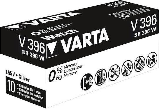 Varta V396 Batterie Silber-Oxid für Uhren SR59 1.55V 1Stück