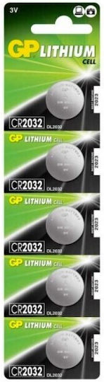 GP Batteries Cell Baterii Litiu CR2032 3V 5buc