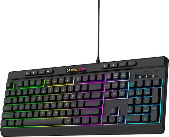 Wozinsky WKG-1044 Tastatură de Gaming cu Iluminare RGB Engleză Internațională